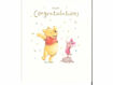Picture of HUGE CONGRATULATIONS WINNIE THE POOH CARD